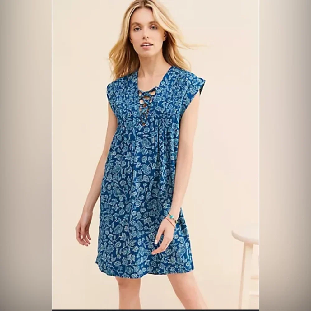 Faherty x B. Yellowtail Cameo Cove Dress Sz L - Picture 8 of 8
